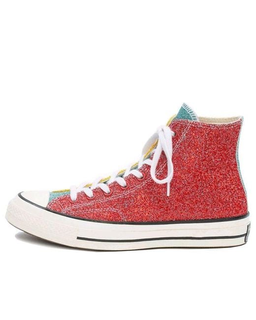 Converse Red Jw Anderson X Chuck 70 Hi 'Glitter Pack for men