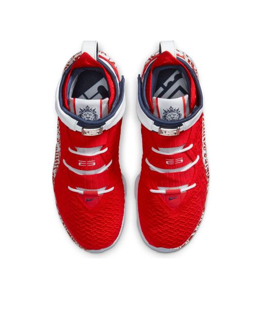 Nike Red Lebron 17 Ep 'Lebron 4 Graffiti' for men