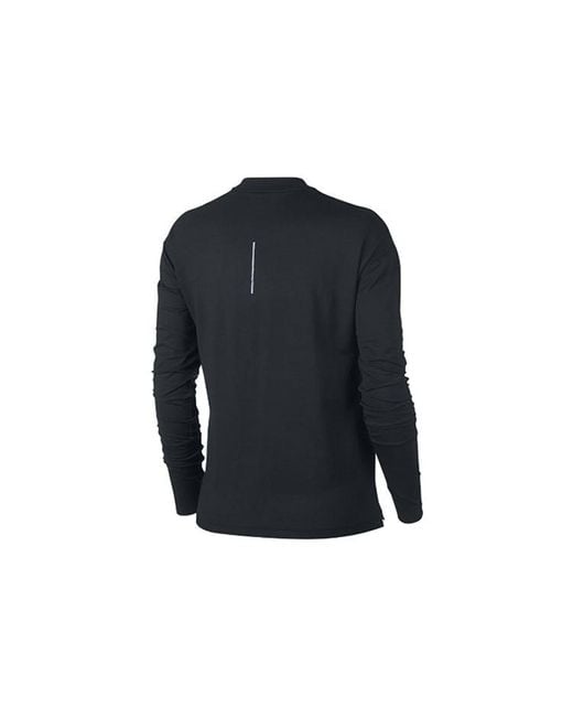 Nike Blue (Wmns) Element Casual Sports Round Neck Long Sleeves Running Hoodie