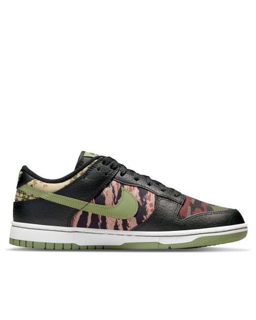 Nike Brown Dunk Low Se Multi-Camo' for men