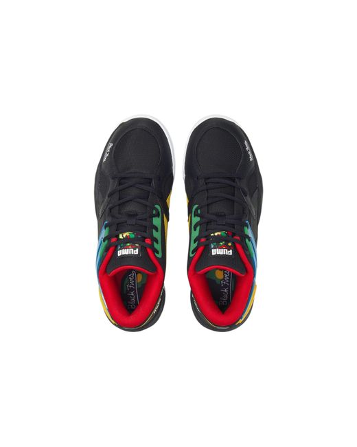 PUMA Blue Black Fives X Trc Blaze Court 'black Saffron' for men
