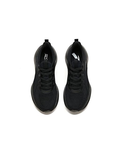 Anta Black Running Series Sneakers Shock-Absorbing' for men