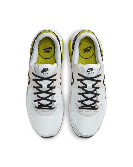 Nike White Air Max Excee Shoes Bright Cactus Pure Platinum' for men