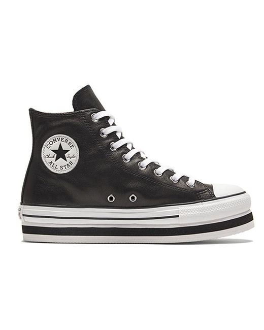 Converse Black (Wmns) Chuck Taylor All Star Platform Layer