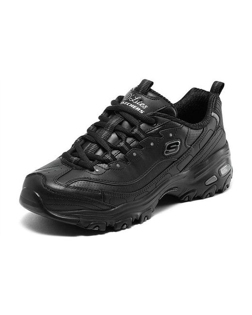 Skechers Wmns D Lites Fresh Start in Black Lyst UK