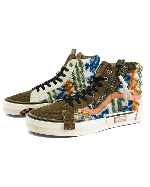 Vans Brown Sk8-Hi Reissue Cap 'Mixed Textile' for men