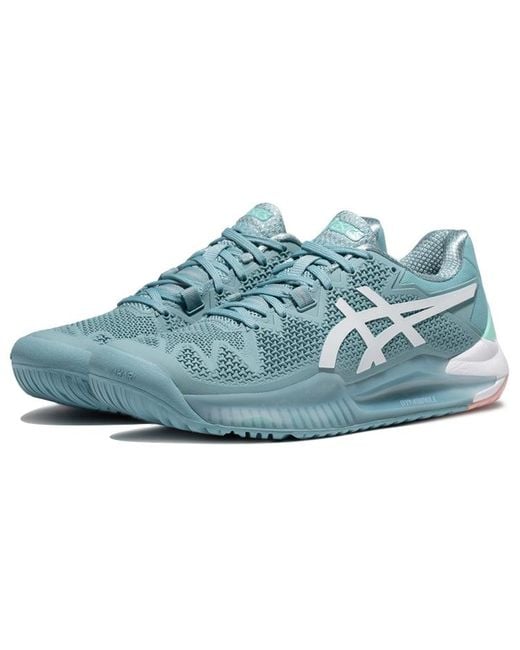 Asics Blue (Wmns) Gel Resolution 8 'Smoke'