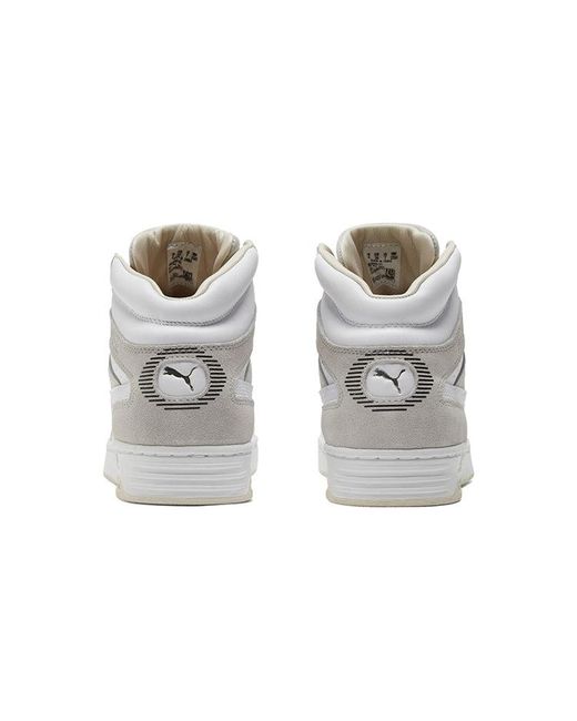 PUMA White Slipstream Mid Luxe for men