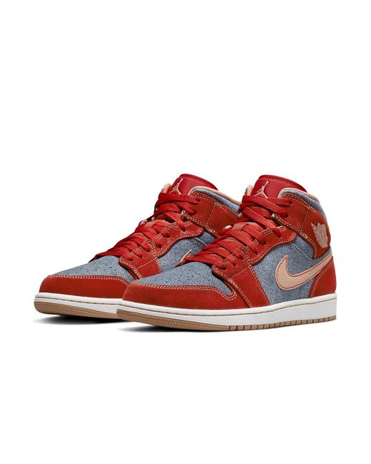 Nike Red 1 Mid 'Denim' for men