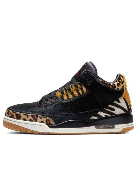 Nike Black 3 Retro Se 'Animal Instinct' for men