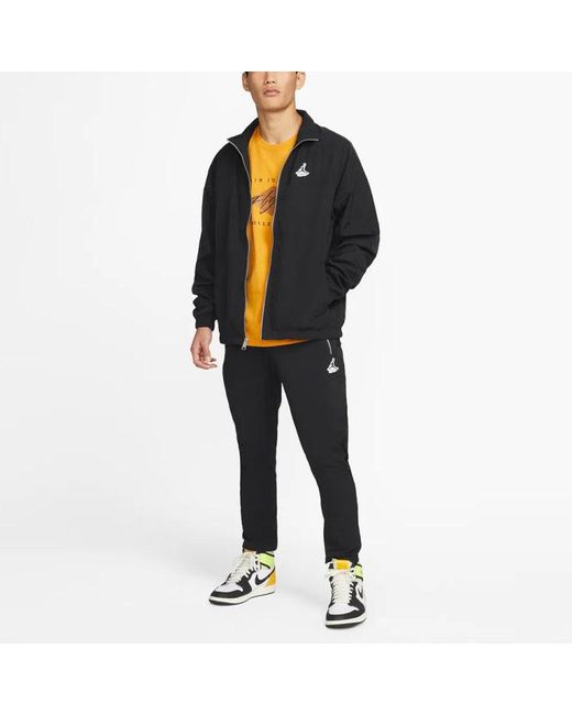 Nike Blue Statement Essentials Solid Color Alphabet Embroidered Casual Pants/Trousers Autumn for men