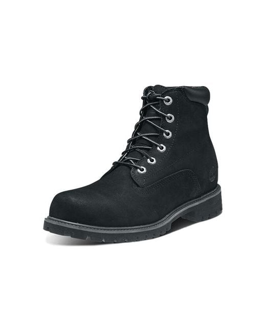 Timberland Black Waterville 6-Inch Waterproof Wide-Fit Boots for men