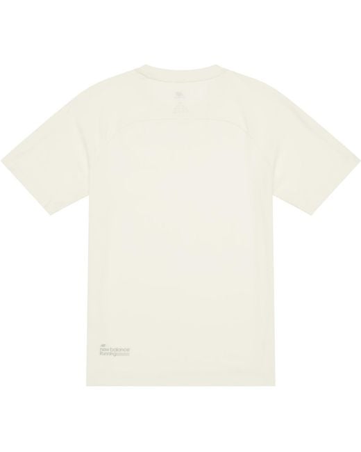 New Balance White Nb Small Logo T-Shirt for men