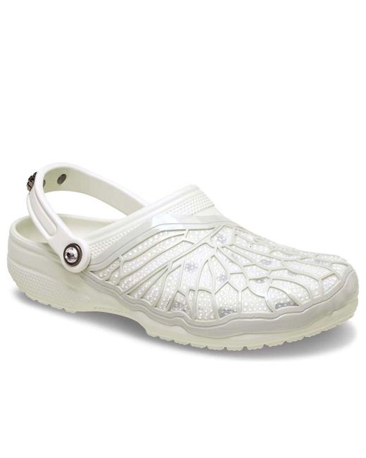 CROCSTM White X Swarovski Classic Clog 'Ivory' for men