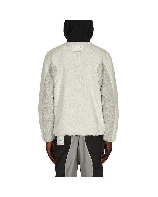 Converse Gray X Slam Jam Jointly Signed Causual Sports Reversible Splicing Jacket Coat for men