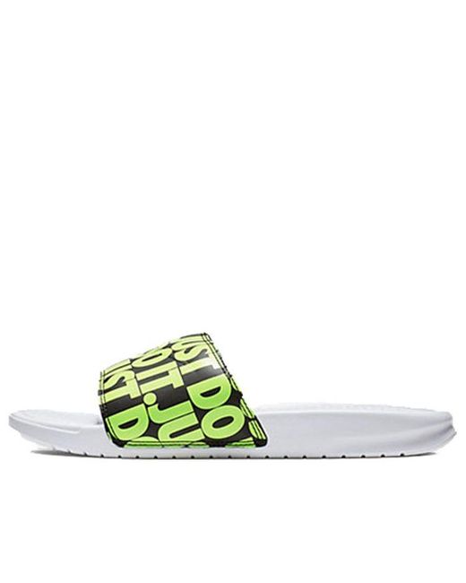nike benassi green