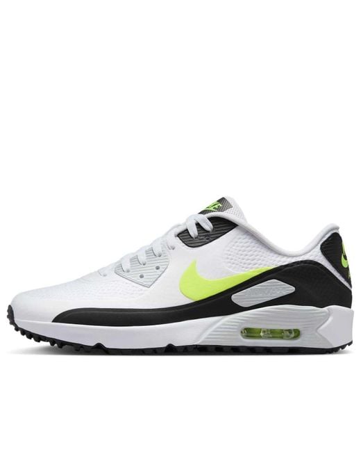 Nike White Air Max 90 Golf Hot Lime' for men