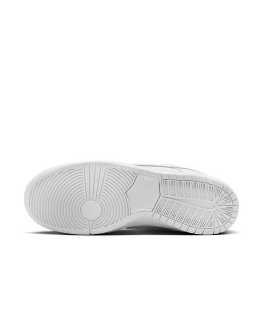 Nike White Sb Dunk Low Pro 'Triple' for men