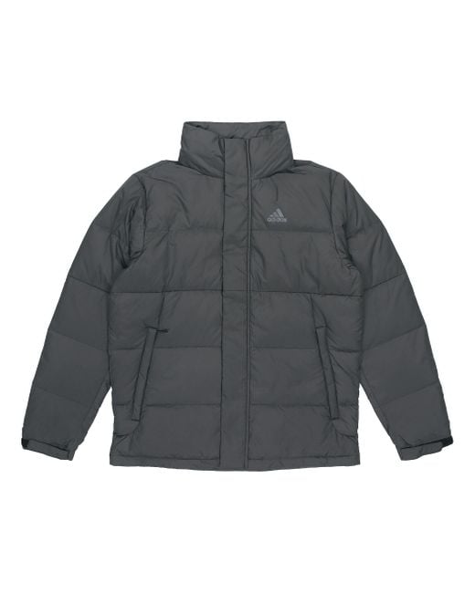 Adidas Gray Logo Print Casual Warm Sport Down Jacket for men