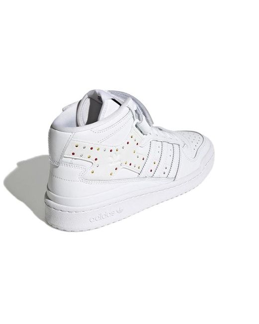 Adidas White (Wmns) Swarovski X Forum Mid