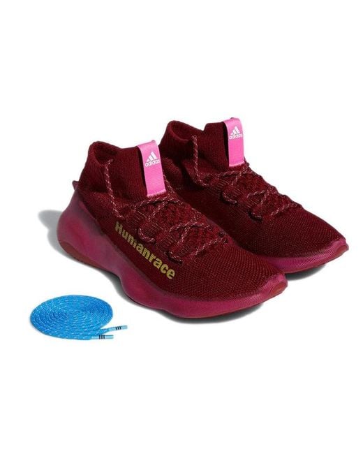 Adidas Red X Pharrell Humanrace Sichona 'Burgundy' for men