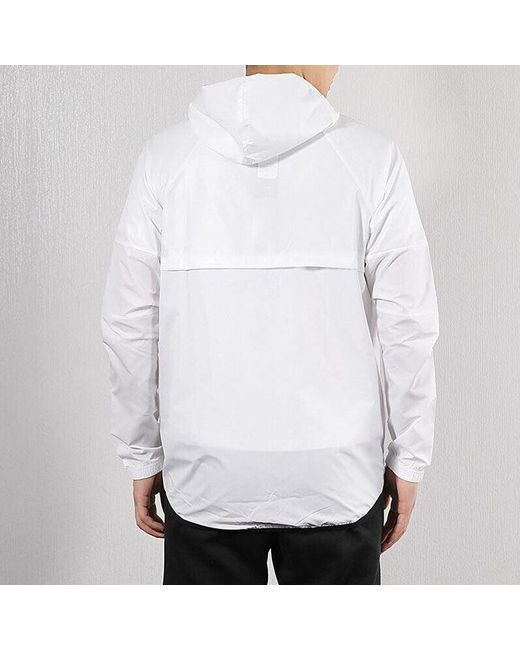 Adidas Blue Stripe Casual Sports Hooded Jacket for men