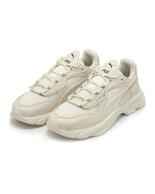 PUMA White Rs-Connect Athleisure Casual Sports Shoe Creamy for men