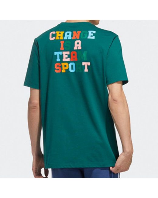 Adidas Green Originals Sports Short Sleeve Forest for men