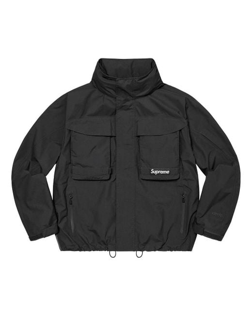 Supreme Gore-Tex Paclite Lightweight Shell Jacket in Black for Men
