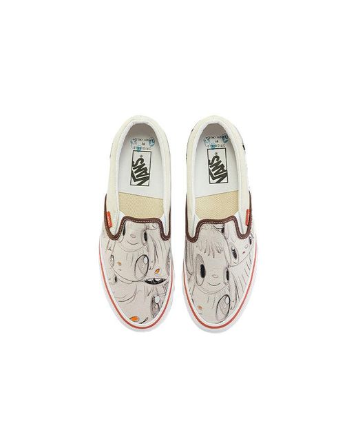 Vans White Javier Calleja X Og Classic Slip-On Lx 'Turtledove' for men