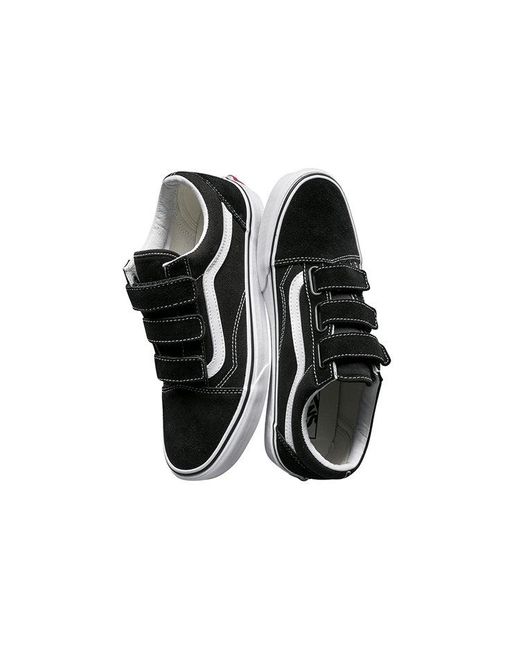 Vans Black Old Skool Velcro 'Suede' for men