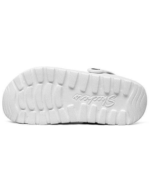 Skechers White (Wmns) Footsteps Clogs