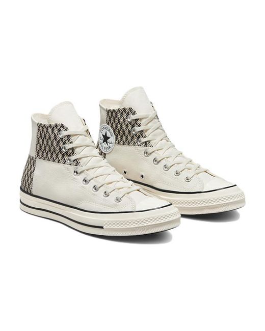 Converse White Chuck 70 High 'Herringbone Patchwork' for men