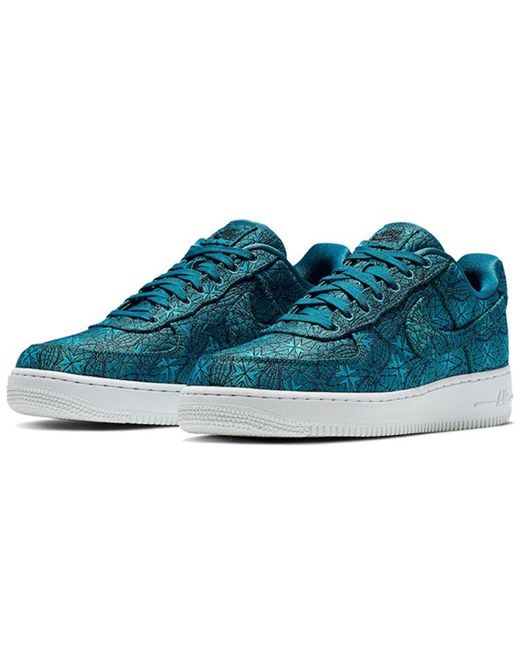 Nike Blue Air Force 1 Low Premium 'Stained Glass' for men