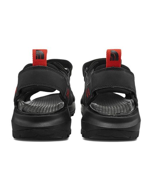The North Face Black Hedgehog Iii Sandals 'Asphalt With Retro' for men