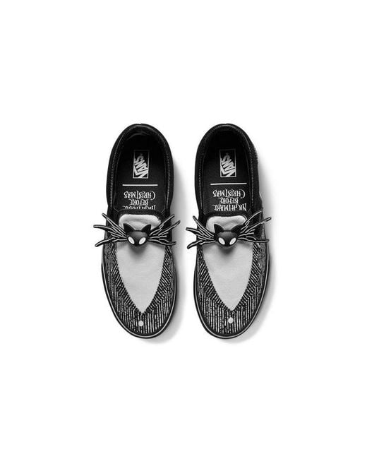 Vans Black The Nightmare Before Christmas X Classic Slip-On 'Jack Skellington Bowtie' for men