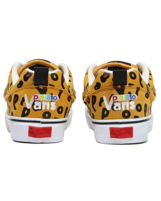 Vans Brown Imran Potato X Knu-Skool Vr3 Lx 'Leopard' for men