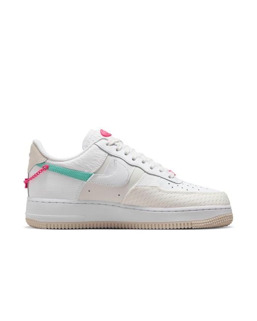 Nike White (Wmns) Air Force 1 '07 Lx Bling'