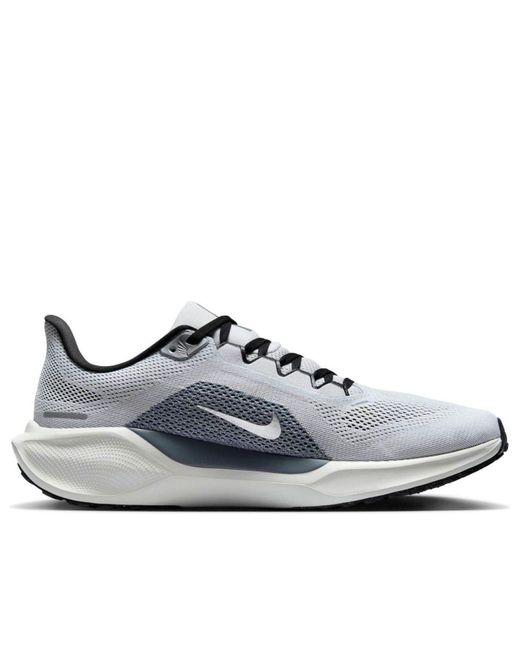 Nike Gray Pegasus 41 Road Running Shoes for men