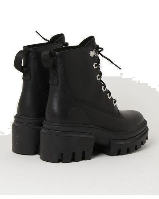 Timberland Black (Wmns) Everleigh 6 Inch Boots Full Grain'