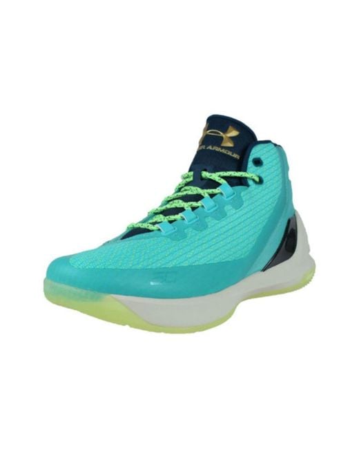Under Armour Blue Curry 3 'Reign Water' for men