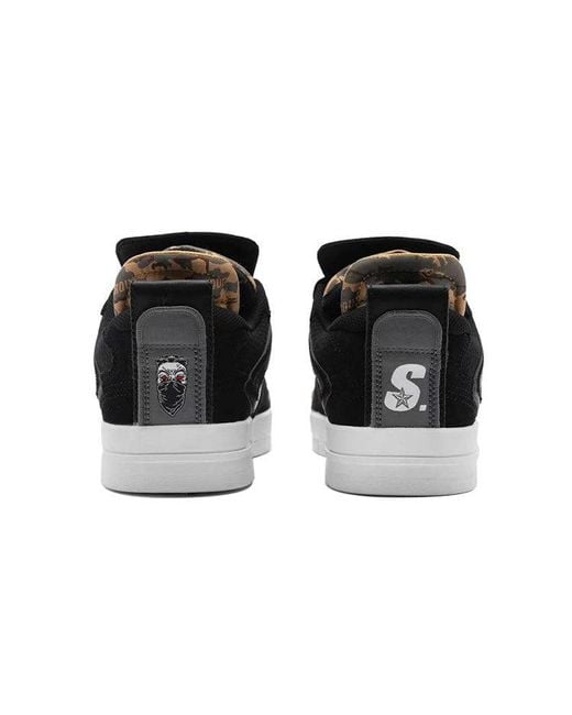 Li-ning Black (Wmns) Weiwu Pro Sta Skate Shoes Camo' for men