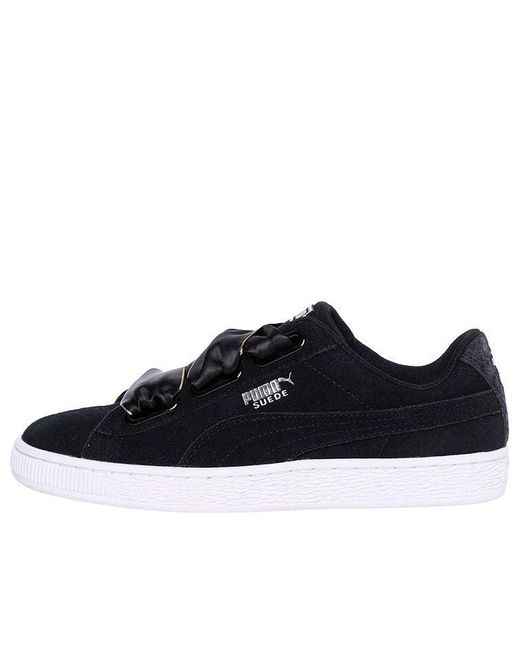 PUMA Black (Wmns) Suede Heart Galaxy
