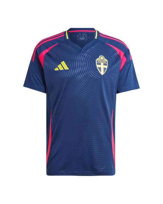 Adidas Blue Sweden 24 Away Soccer Jersey Asia Sizing '' for men