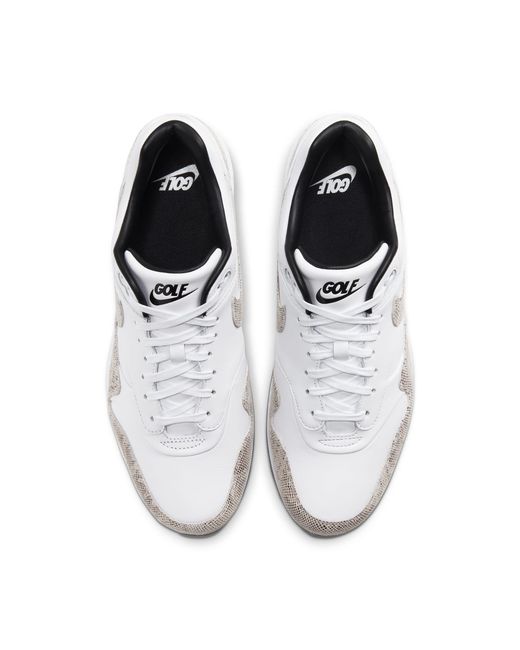 Nike White Air Max 1 Golf Nrg 'Snakeskin' for men