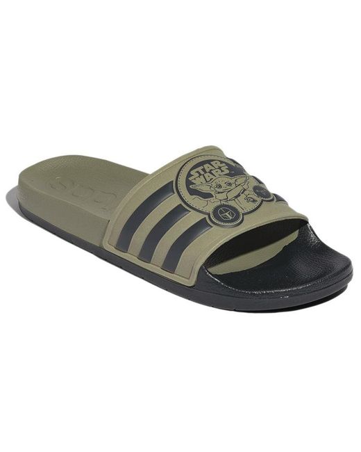 Adidas Green Star Wars X Adilette Tnd Slide 'The Mandalorian' for men