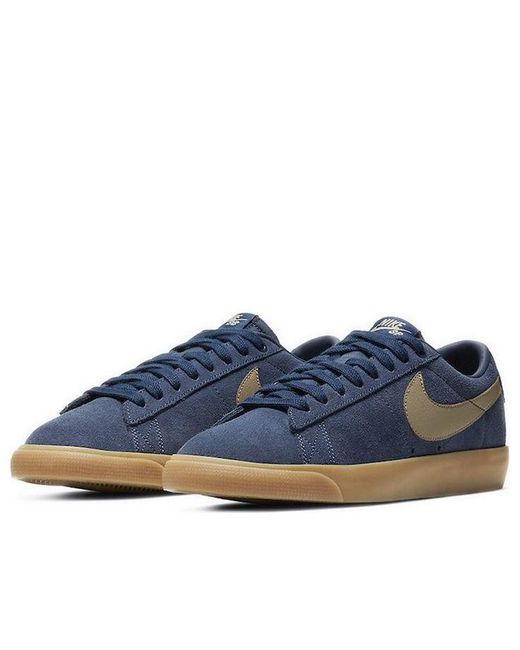 Nike Blue Blazer Low Sb Gum' for men