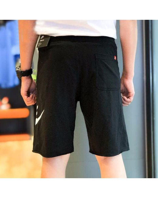 Nike Black Casual Comfy Breathable Knit Sports Shorts for men