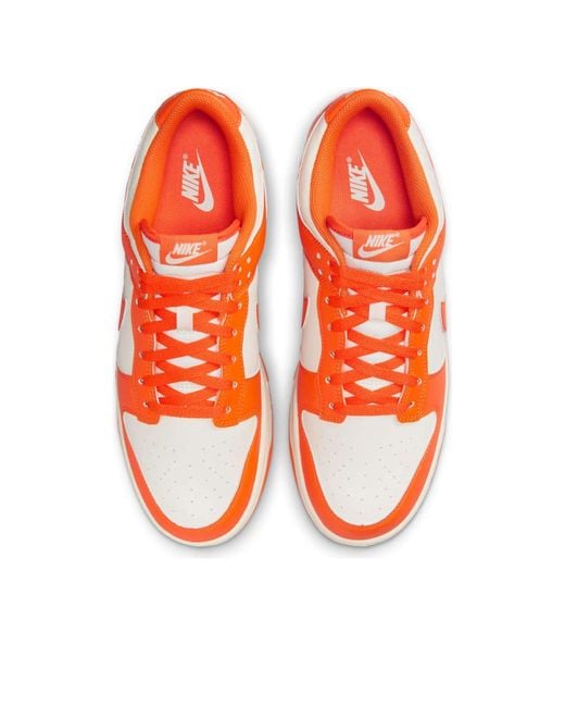 Nike Orange Dunk Low 'Syracuse Pale Ivory' for men