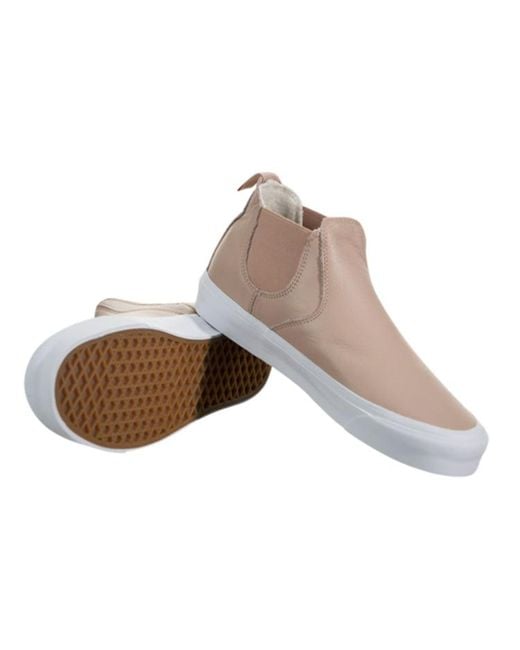 Vans Brown Slip-On Mid 'Mahogany Rose' for men